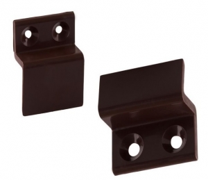 Креп. для м/с корич.пластик(верх-низ) 