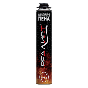 Пена монтажная огнеупорная, бытовая