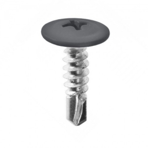 Саморезы 4,2*16 (прессшайба) антрацит 