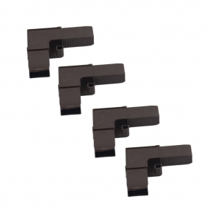 Соедин.угол для м/с корич. 