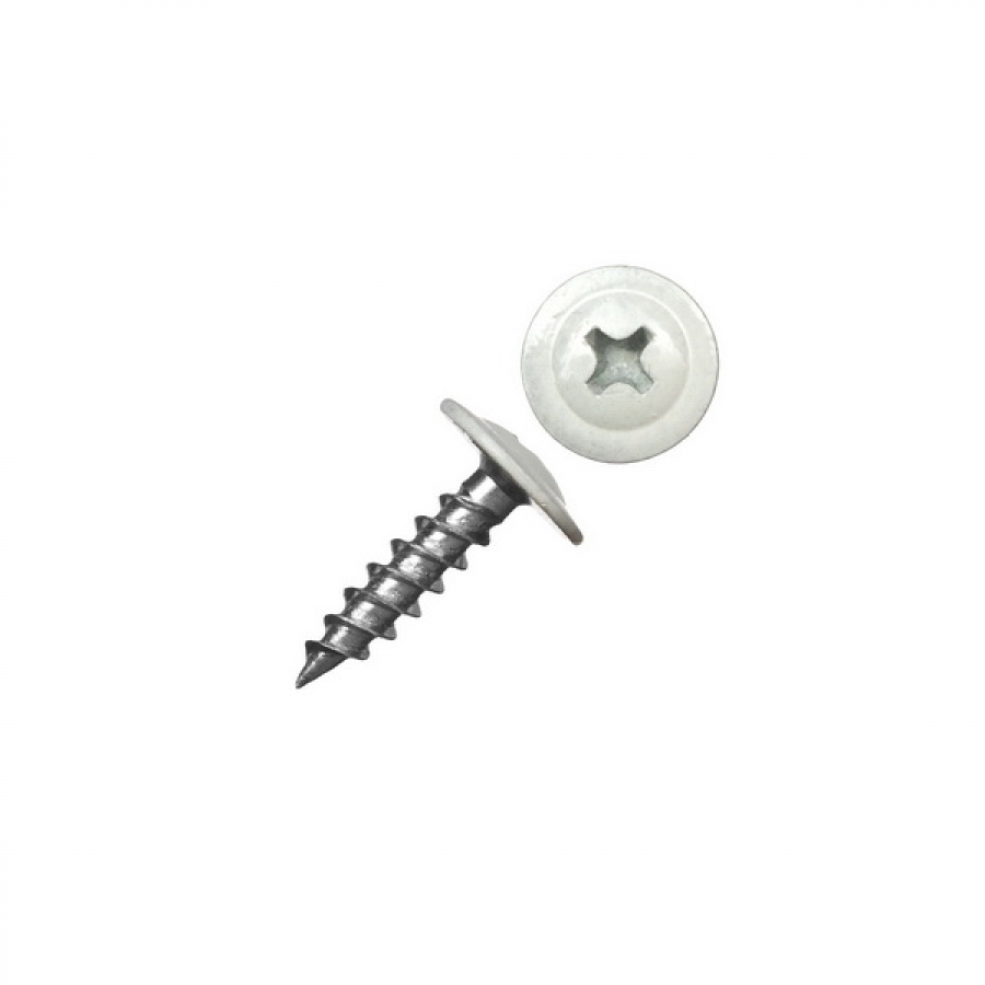 Саморезы 4,2*25 (прессшайба) белые 